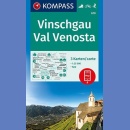 Vinschgau, Val Venosta. Zestaw 3 map turystycznych 1:25 000.