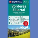 Vorderes Zillertal. Mapa turystyczna 1:50 000 laminowana