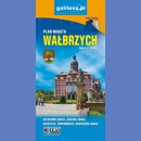 Wałbrzych. Plan miasta 1:14 000. Powiat wałbrzyski 1:45 000.