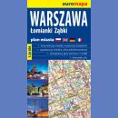 Warszawa. Plan miasta cityline 1:26 000. 