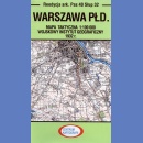 Warszawa Południe. Mapa taktyczna 1:100 000. Reedycja ark. Pas 40 Słup 32