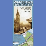 Warszawa przedwojenna. Plan miasta z 1939 r. 1:20 000. Reedycja