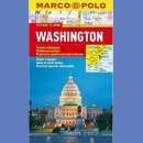Waszyngton (Washington). Plan miasta 1:15 000 laminowany.