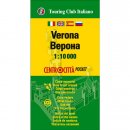 Werona (Verona). Plan kieszonkowy 1:10 000.