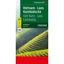 Wietnam, Laos, Kambodża. Mapa samochodowa 1:900 000.