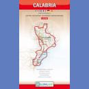 Włochy: Kalabria (Calabria). Mapa samochodowa 1:250 000.