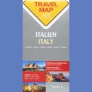 Włochy. Mapa turystyczna 1:800 000. Travel Map