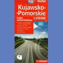 Województwo kujawsko-pomorskie TIR. Mapa 1:250 000 dla zawodowców.