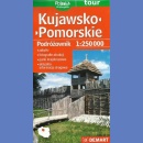 Województwo kujawsko-pomorskie. Mapa 1:250 000. tour