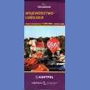 Województwo lubelskie. Mapa samochodowa 1:300 000.