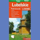 Województwo lubelskie. Mapa 1:250 000. tour