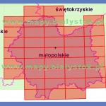 Województwo małopolskie. Mapa topograficzna 1:50 000. Układ UTM - Arkusz