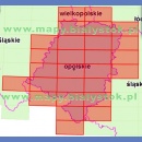 Województwo opolskie. Mapa topograficzna 1:50 000. Układ UTM - Arkusz