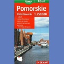 Województwo pomorskie. Mapa 1:250 000. Podróżownik