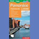 Województwo pomorskie. Mapa 1:250 000. Podróżownik Plastik