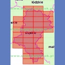 Województwo śląskie. Mapa topograficzna 1:50 000. Układ UTM - Arkusz