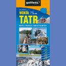Wokół Tatr. Mapa atrakcji turystycznych 1:100 000.