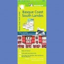 Wybrzeże Baskijskie (Basque Coast). Mapa turystyczna 1:150 000.
