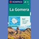 Wyspy Kanaryjskie: Gomera. Mapa samochodowa 1:30 000.