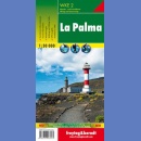 Wyspy Kanaryjskie: La Palma. Mapa samochodowa 1:30 000.