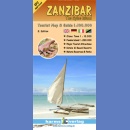 Wyspy Tanzanii: Zanzibar, Pemba. Mapa 1:100 000.