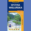 Wyżyna Wieluńska. Mapa turystyczna 1:50 000.