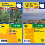 ZESTAW: Puszcza Białowieska + Siemianówka. Zestaw 2 map turystycznych 1:50 000.