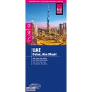 Zjednoczone Emiraty Arabskie (ZEA). Dubaj, Abu Dhabi. Mapa 1:600 000.
