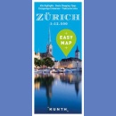 Zurych (Zurich). Plan miasta 1:12 500. Easy Map 